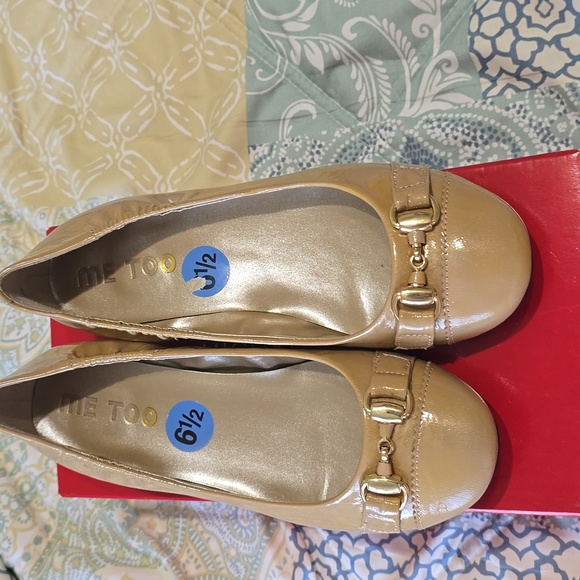 Me Too Brown Leather Shoes size 6.5 - Picture 3 of 5